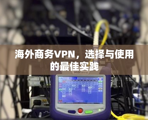海外商务VPN，选择与使用的最佳实践