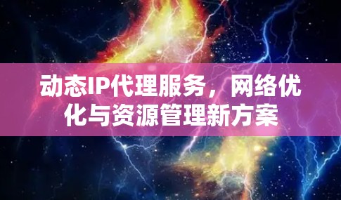 动态IP代理服务，网络优化与资源管理新方案