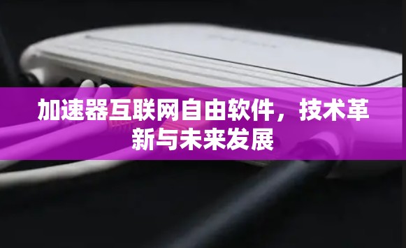 加速器互联网自由软件，技术革新与未来发展