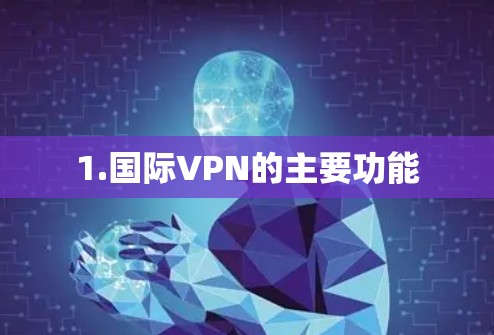 1.国际VPN的主要功能 1.国际VPN的主要功能