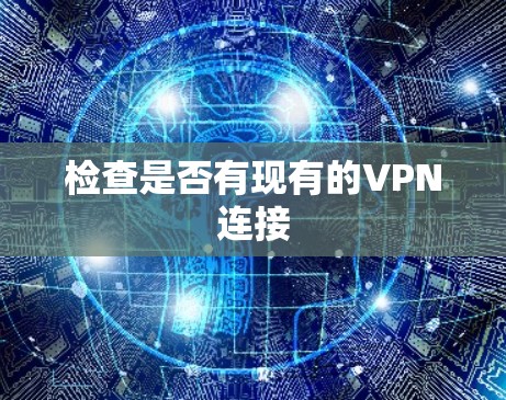检查是否有现有的VPN连接