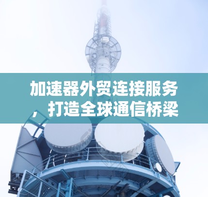 加速器外贸连接服务,打造全球通信桥梁 加速器外贸连接服务,打造全球通信桥梁