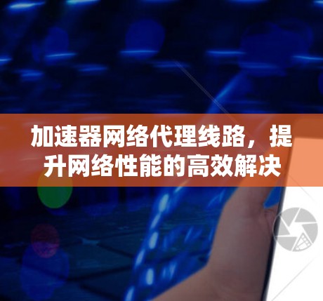 加速器网络代理线路,提升网络性能的高效解决方案 加速器网络代理线路,提升网络性能的高效解决方案
