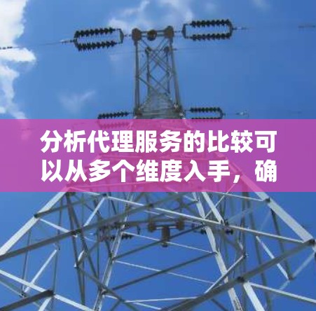 分析代理服务的比较可以从多个维度入手,确保全面覆盖各个方面。以下是一个结构化的比较分析框架,帮助您做出明智的选择 分析代理服务的比较可以从多个维度入手,确保全面覆盖各个方面。以下是一个结构化的比较分析框架,帮助您做出明智的选择