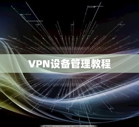 VPN设备管理教程