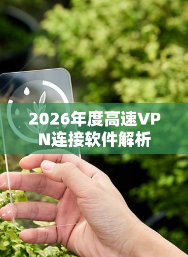 2026年度高速VPN连接软件解析 2026年度高速VPN连接软件解析