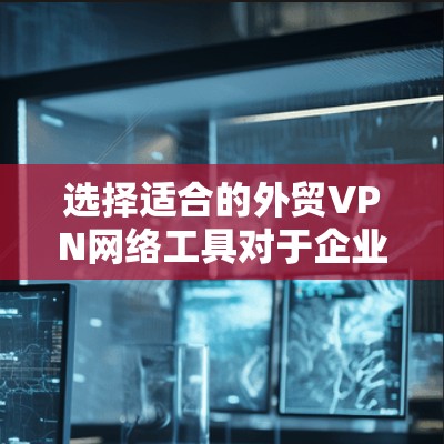 选择适合的外贸VPN网络工具对于企业的国际贸易和数据安全至关重要。以下是根据企业需求整理的推荐方案 选择适合的外贸VPN网络工具对于企业的国际贸易和数据安全至关重要。以下是根据企业需求整理的推荐方案